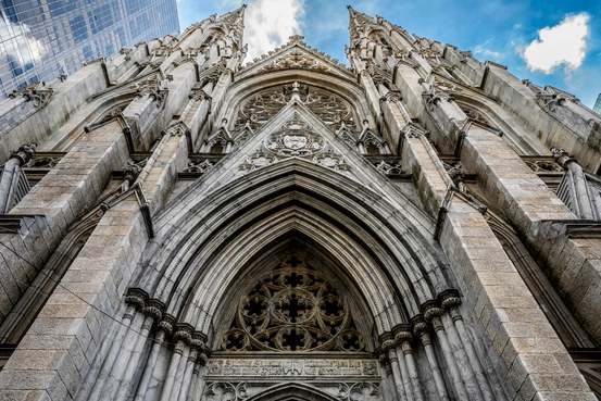 St. Patrick's Cathedral, Fifth Avenue, NYC facade