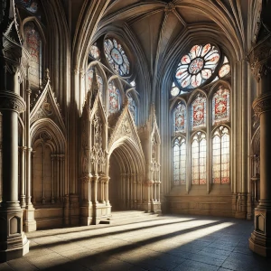 AI Image of Interior Architecture of St. Patrick's Cathedral