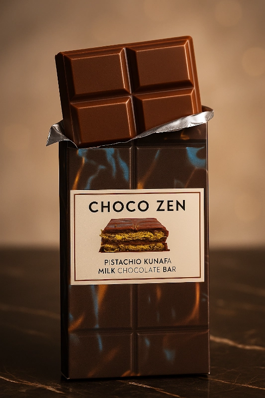 Choco Zen pistachio chocolate bar in Dubai