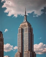 Imagen generada por IA del Empire State en Nueva York