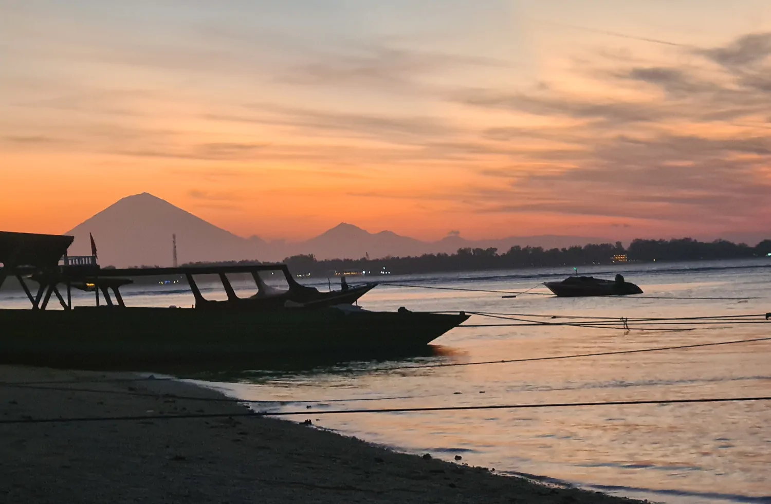 Anochecer en Gili Air