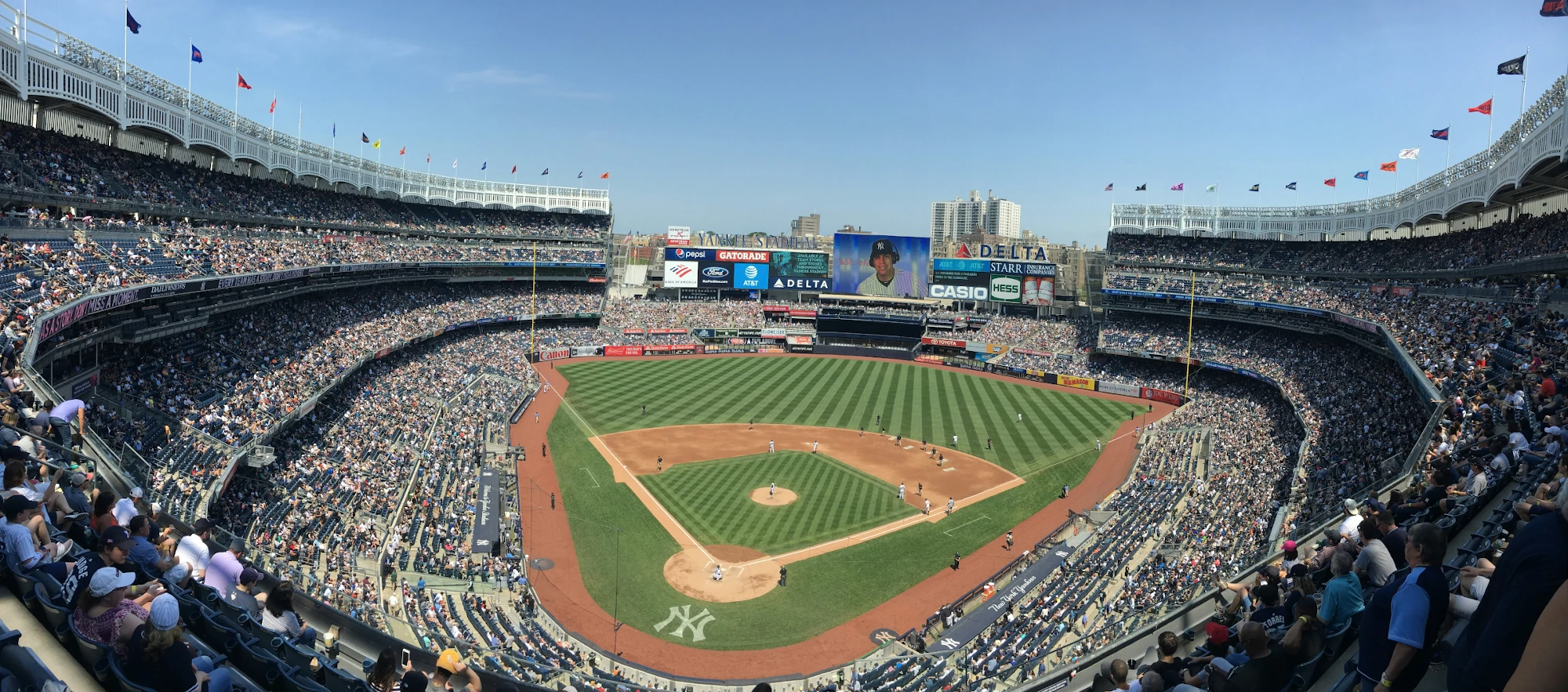 Inside Yankee Stadium in The Bronx, home of the New York Yankees