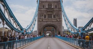 Tower Bridge in London at sunrise, the starting point of our 5-day family itinerary