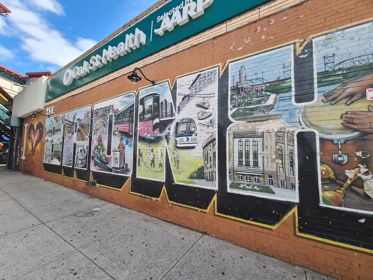 The Bronx mural showcasing the borough’s culture and landmarks in NYC.